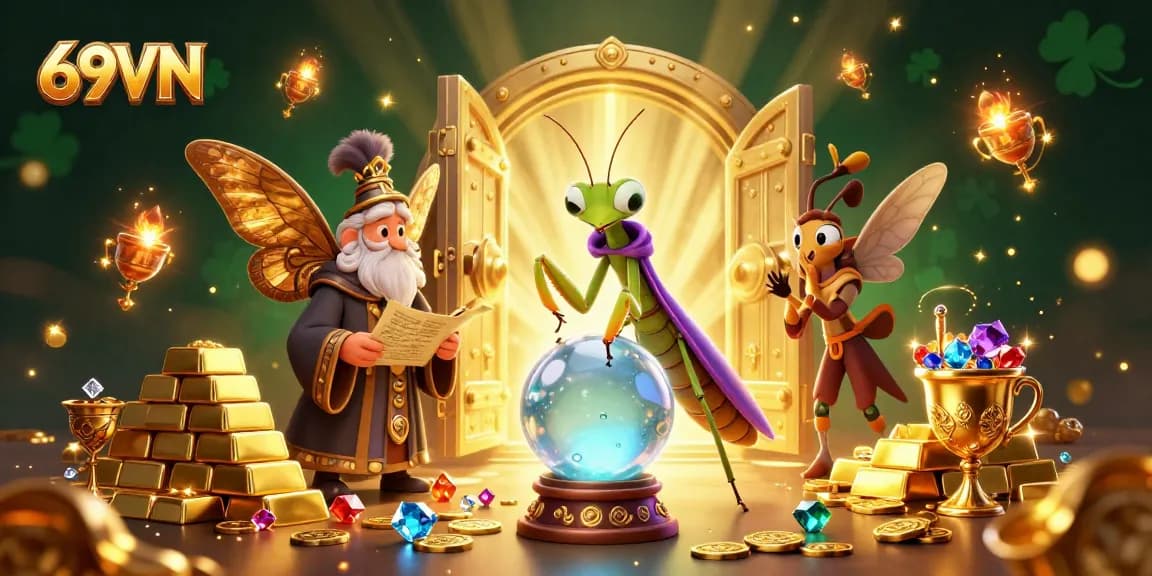 Experience thrilling games and rich rewards at 69VN's magical casino wonderland.