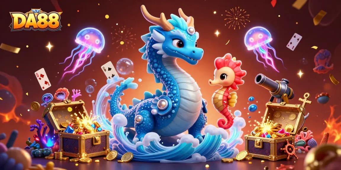 Experience thrilling casino gaming at DA88 with captivating underwater action and exciting gameplay elements.