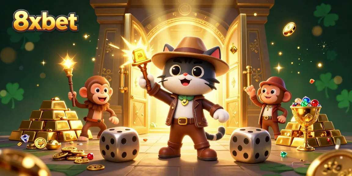 Experience winning moments at 8xbet, where explorers discover treasures in a vibrant casino world.