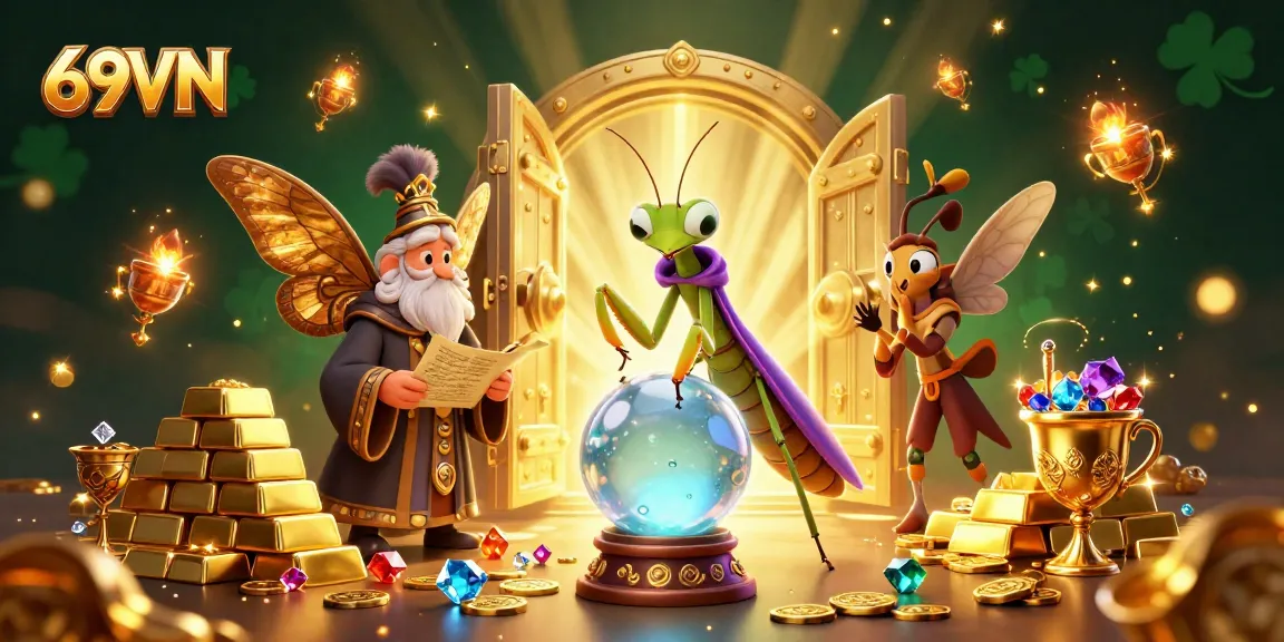 Experience thrilling games and rich rewards at 69VN's magical casino wonderland.