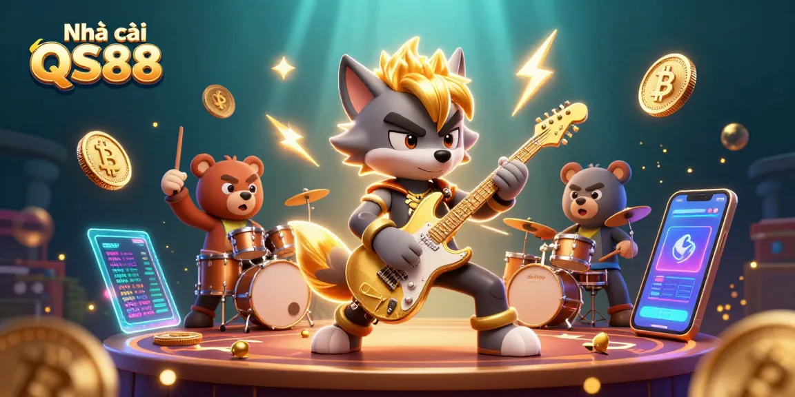 Experience the fun at Nhà cái QS88 with vibrant scenes from online gambling adventures.