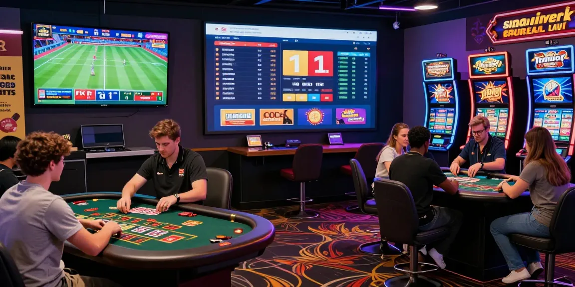 Interactive online gaming scene showing users at https://88m.locker/ engaged in live casino and sports betting activities.