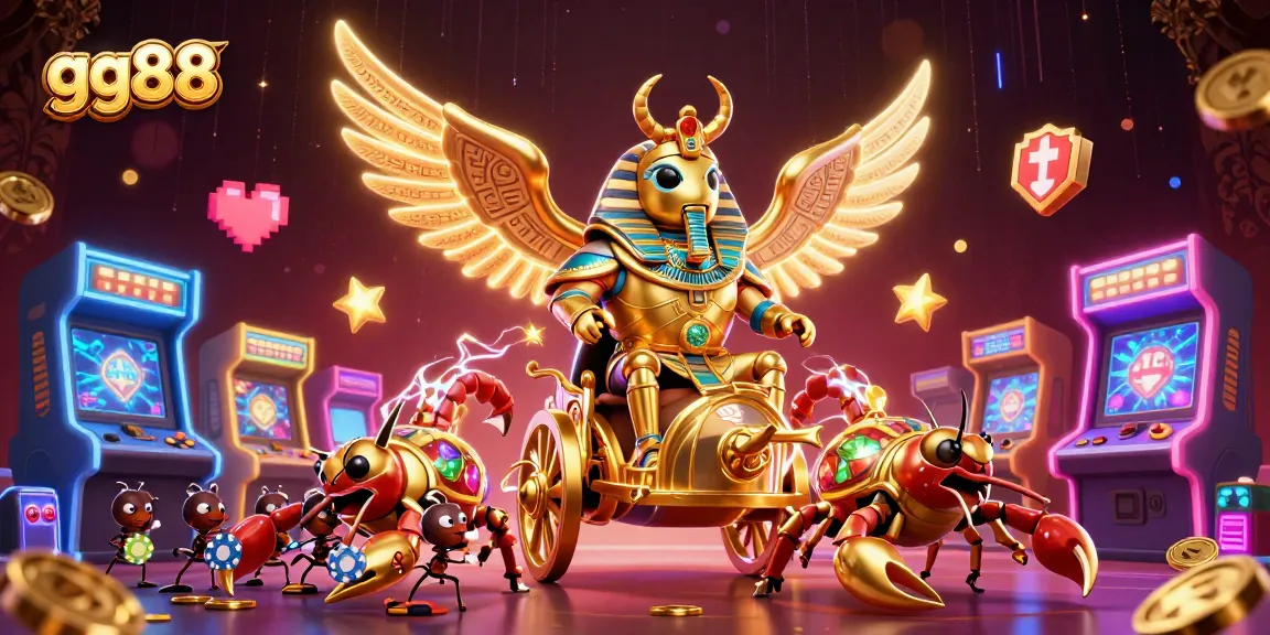 Engage winning strategies with gg88's gaming thrill, featuring dazzling casino-themed characters.