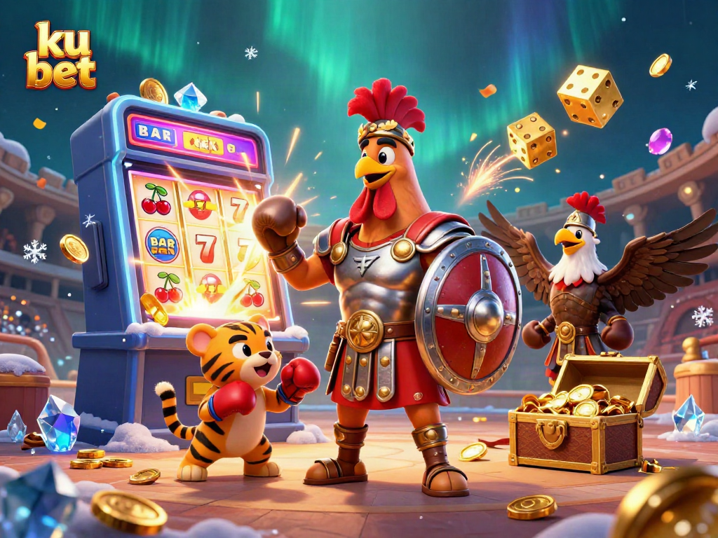 Experience thrilling action and winning gameplay in the ku bet casino, featuring a dynamic scene of characters and striking visuals.