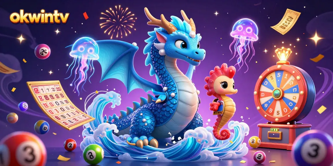 Experience top-notch betting with OKWINTV, featuring vibrant visuals of gaming and celebratory elements.