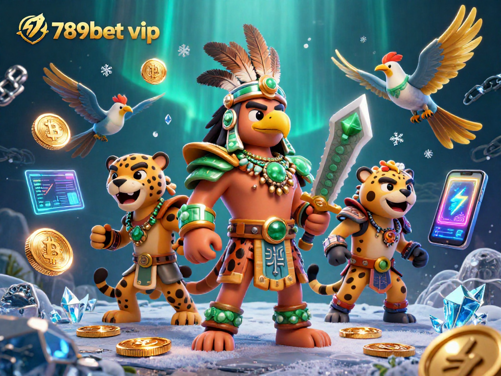 Experience exhilarating gameplay with 789bet vip, featuring vivid warriors and 3D crypto elements.