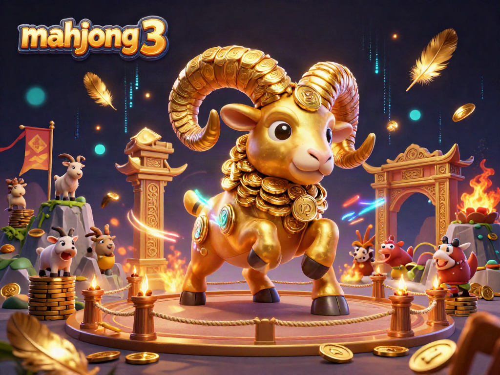 Experience mahjong 3 with vibrant, animated cartoon visuals of epic casino adventures.