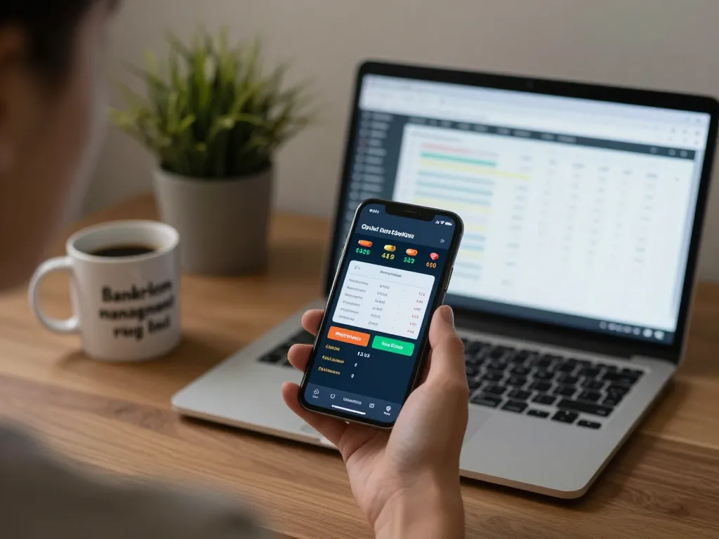 Person reviewing live odds on lc888 app during home sports betting session
