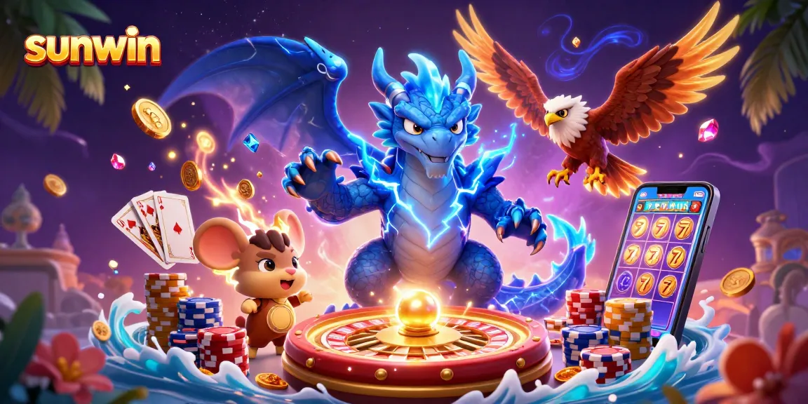 sunwin captivates players with vibrant animations of casino gaming, showcasing exhilarating action and thrilling features