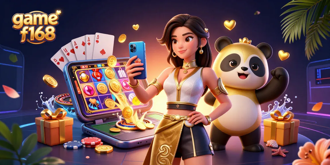 Experience the excitement of game f168 with vibrant casino visuals, dynamic characters, and stunning 3D art.