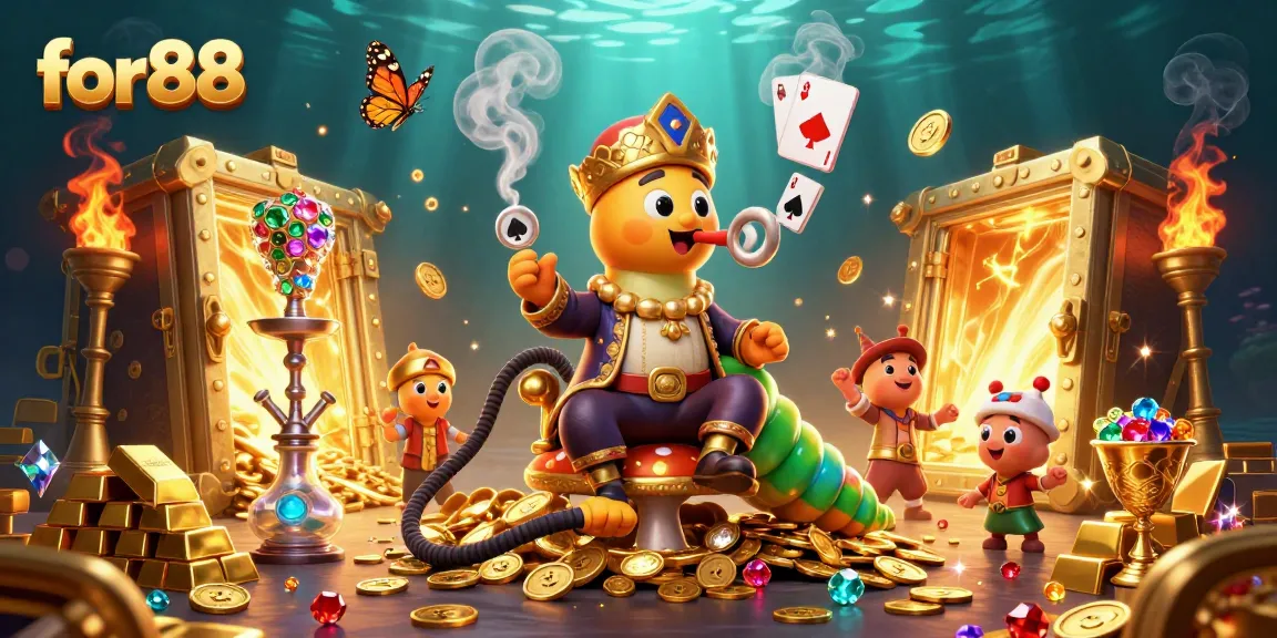 Experience for88's thrilling online casino adventures with vibrant characters and treasure-rich environments.