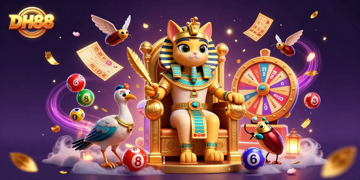 Experience thrilling gaming at DH88 with exciting lottery elements, vibrant colors, and rich details.